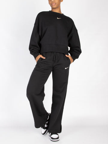 W Black high-waisted Phoenix Fleece pants