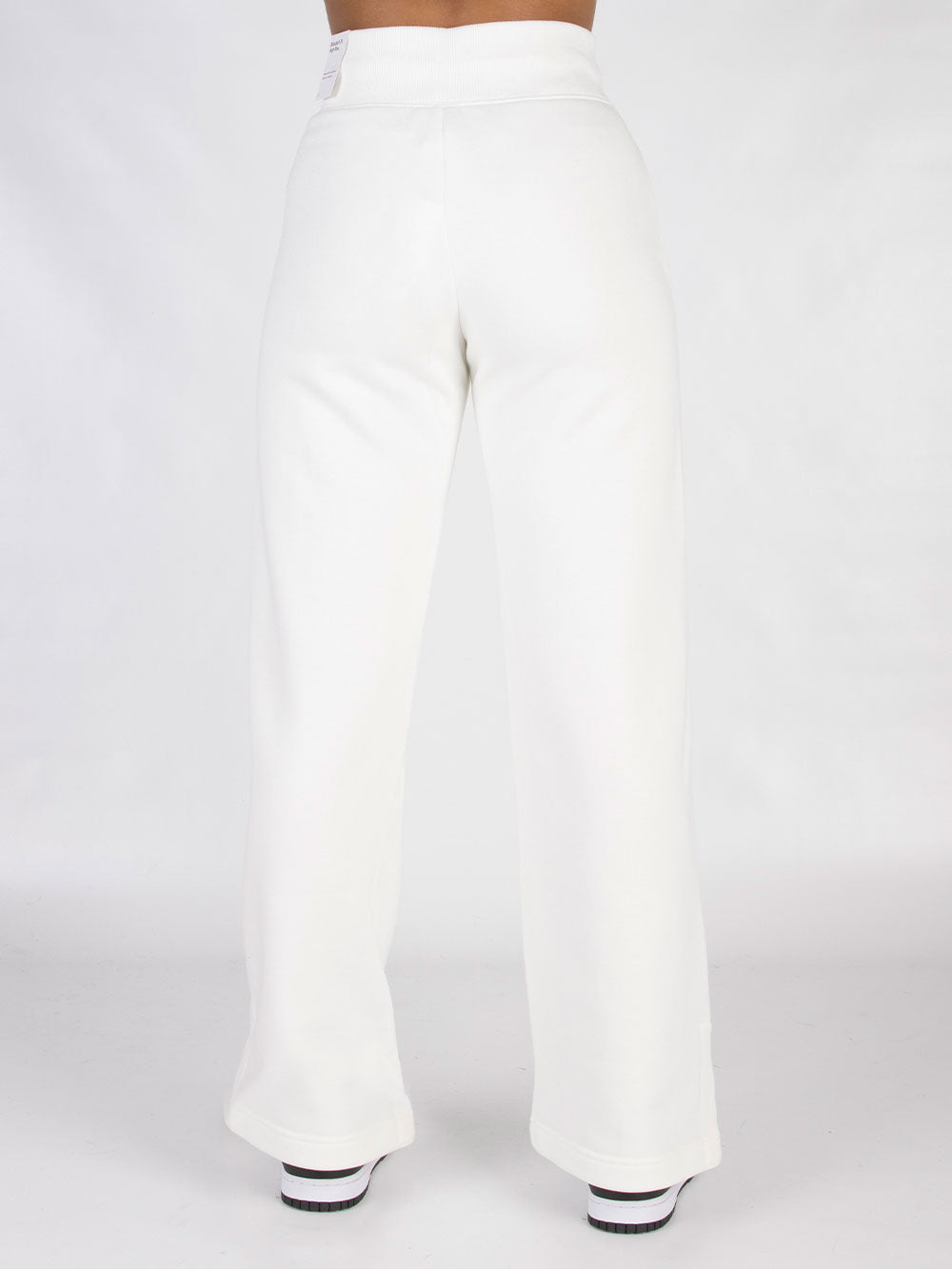 NIKE W Pantaloni Phoenix Fleece a vita alta bianchi Bianco Urbanstaroma