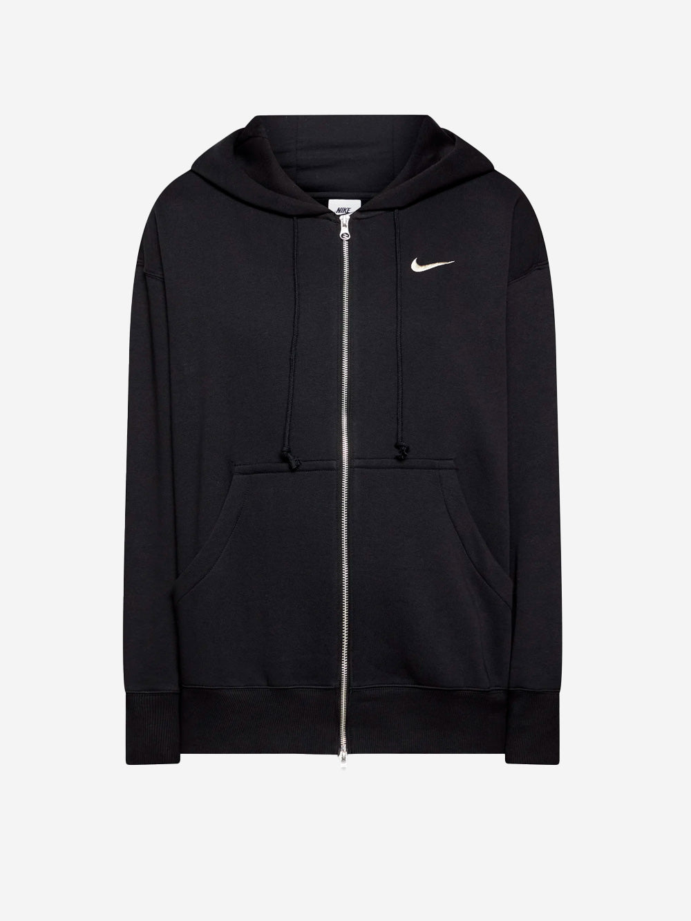 NIKE Felpa oversize con cappuccio e zip Phoenix fleece Nero Urbanstaroma