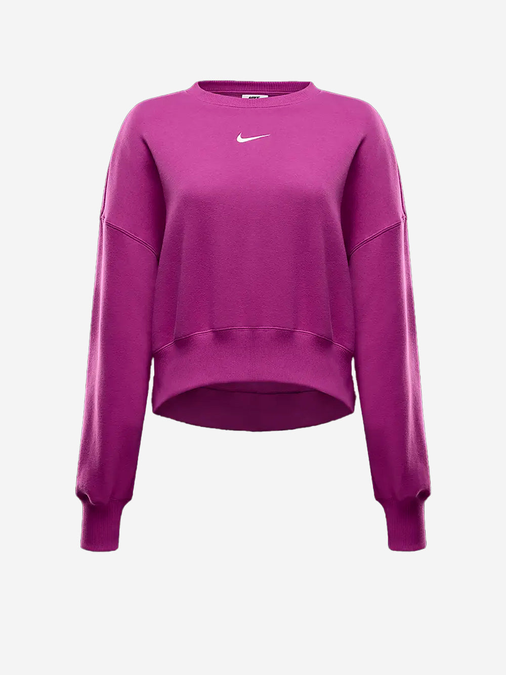 NIKE W Felpa girocollo oversize Phoenix fucsia Fucsia Urbanstaroma