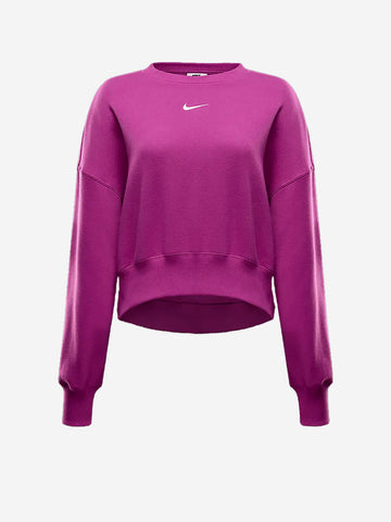 NIKE W Felpa girocollo oversize Phoenix fucsia Fucsia