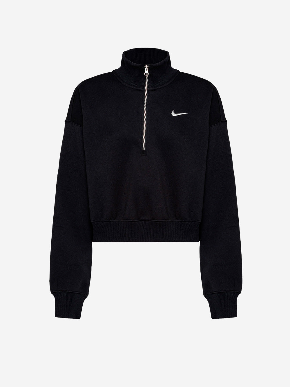 NIKE W Felpa nera Sportswear Phoenix Fleece Nero Urbanstaroma