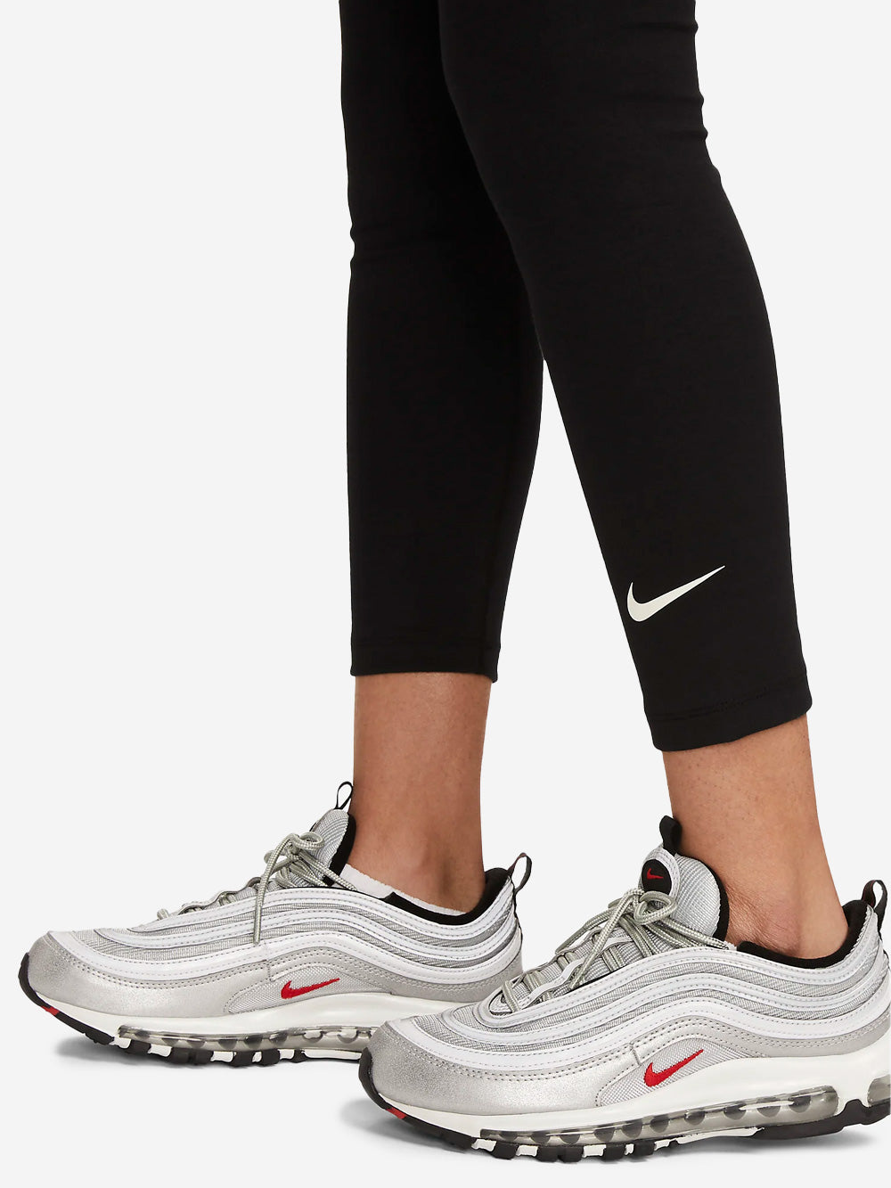 NIKE W Leggings neri a 7/8 a vita alta neri Nero Urbanstaroma