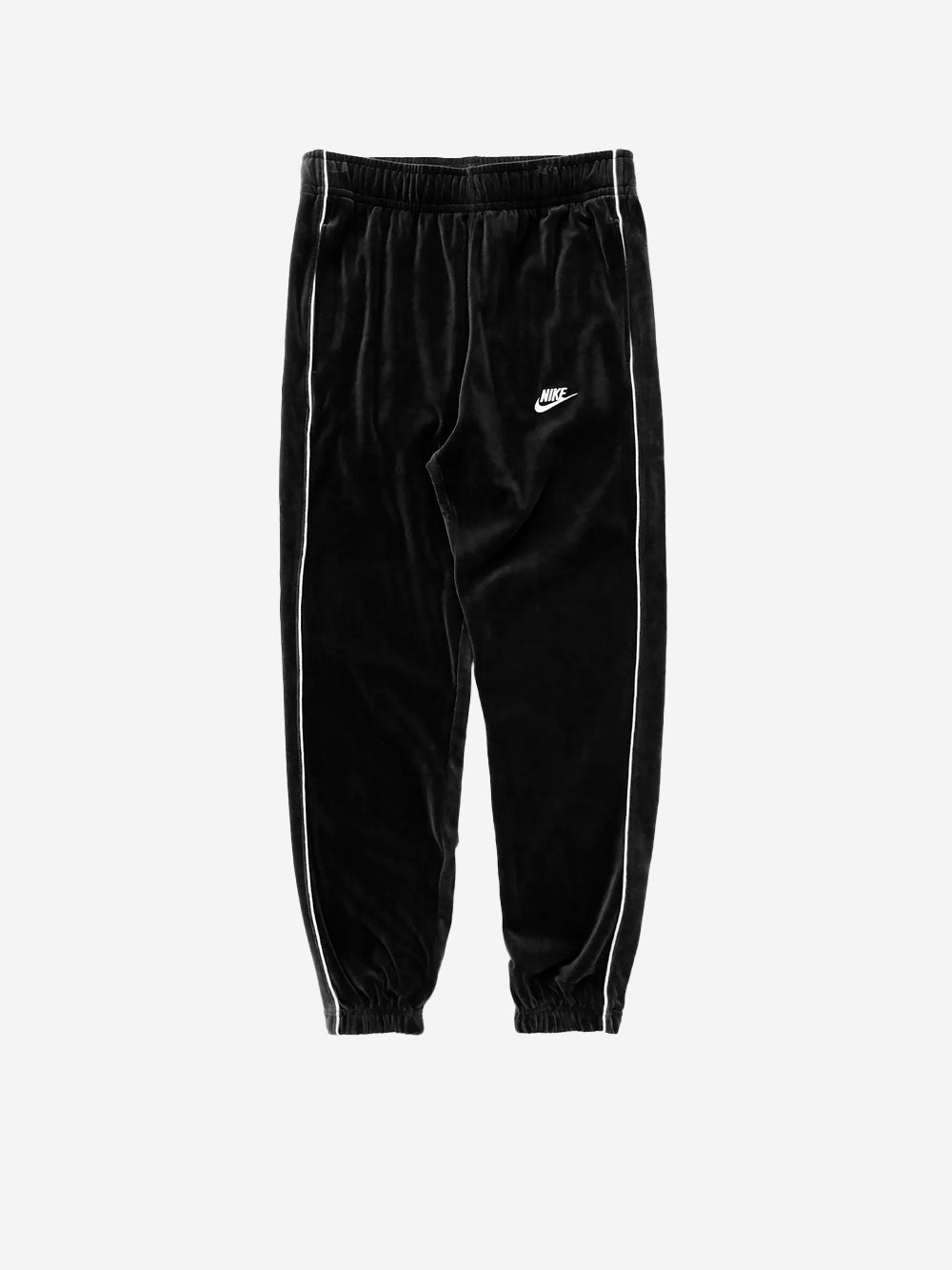 NIKE M Pantaloni Club neri in velluto Nero Urbanstaroma