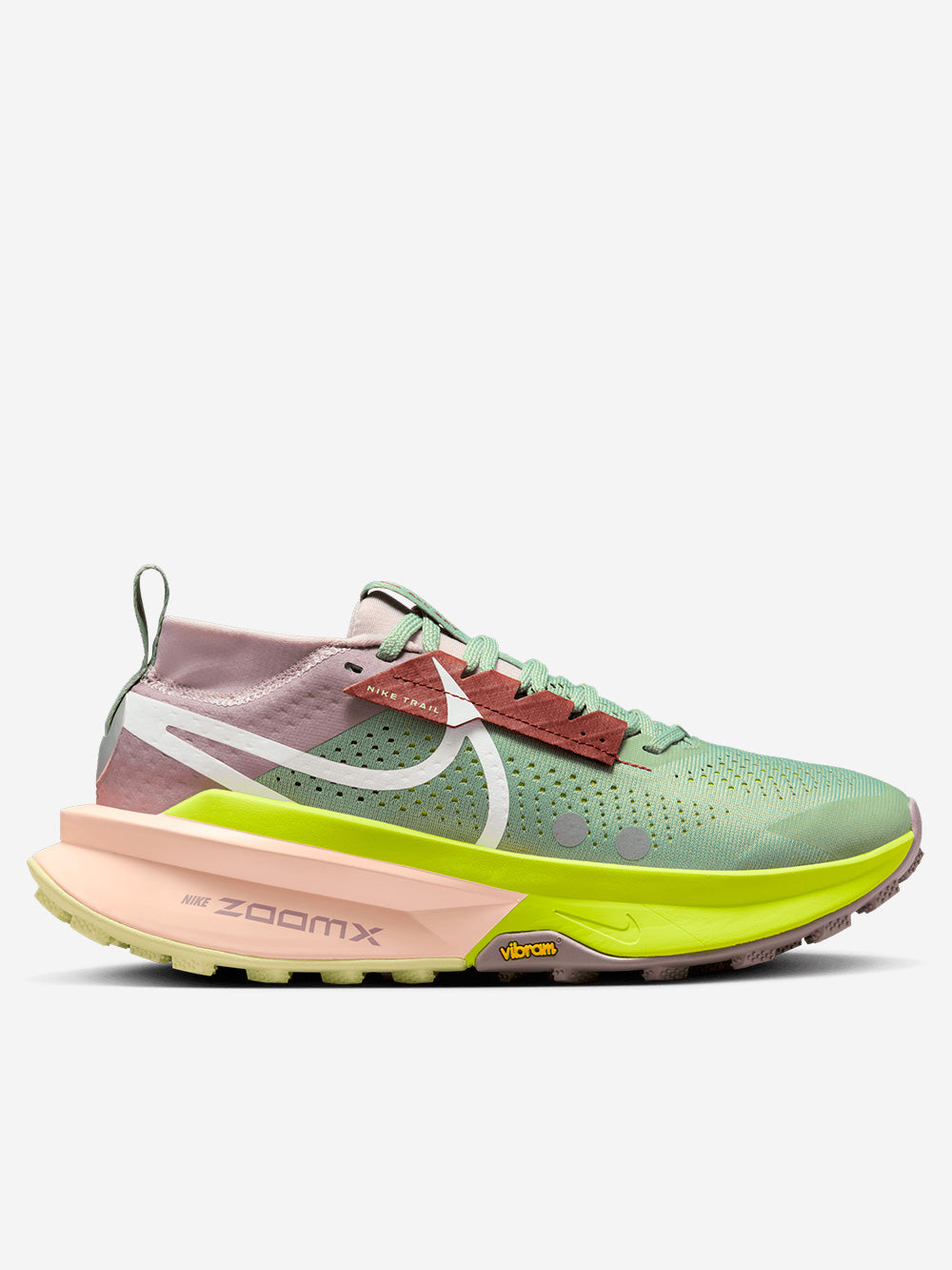 NIKE W ZoomX Zegama Trail 2 scarpa running donna Verde rosa Urbanstaroma