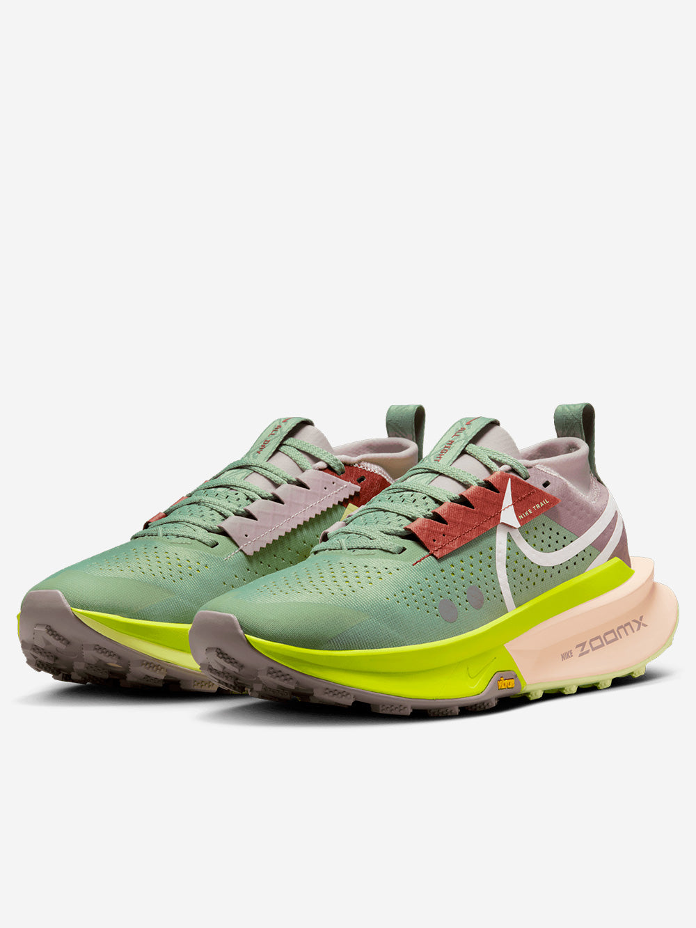 NIKE W ZoomX Zegama Trail 2 scarpa running donna Verde rosa Urbanstaroma