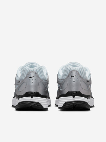 NIKE W P-6000 White Metallic SIlver argento