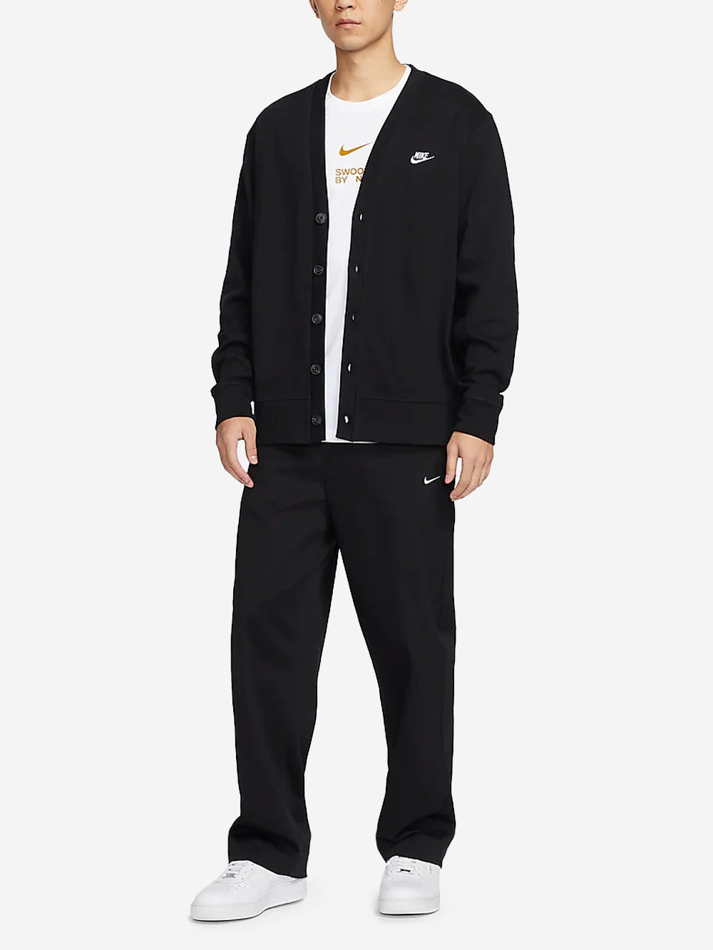 NIKE M Cardigan Fairway in maglia Nero Urbanstaroma