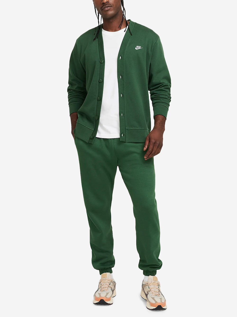 NIKE M Cardigan verde Fairway in maglia Verde Urbanstaroma