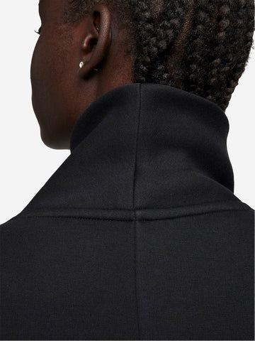 NIKE W Giacca nera Tech Fleece Duster Nero