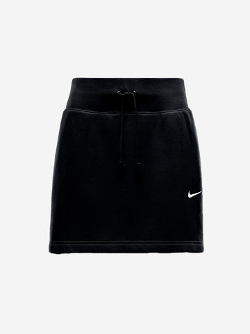 NIKE Mini gonna nera Sportswear Phoenix fleece Nero