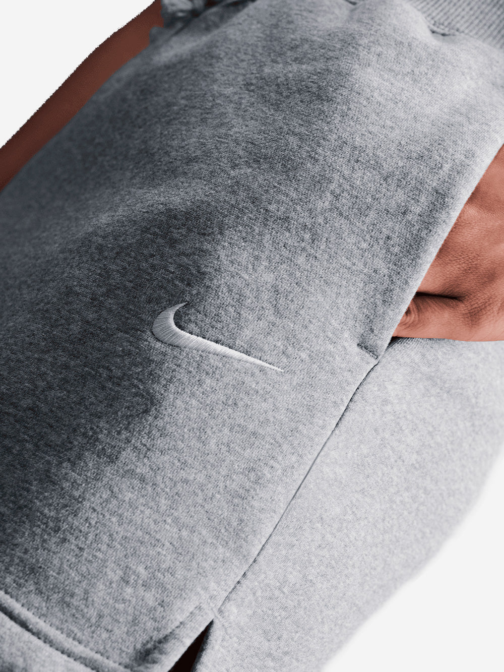 NIKE Mini gonna grigia Sportswear Phoenix fleece Grigio Urbanstaroma