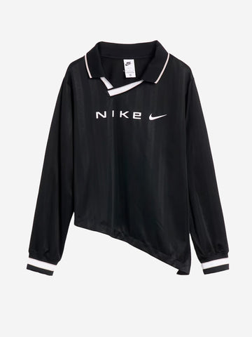 NIKE W maglia jacquard maniche lunghe Nero