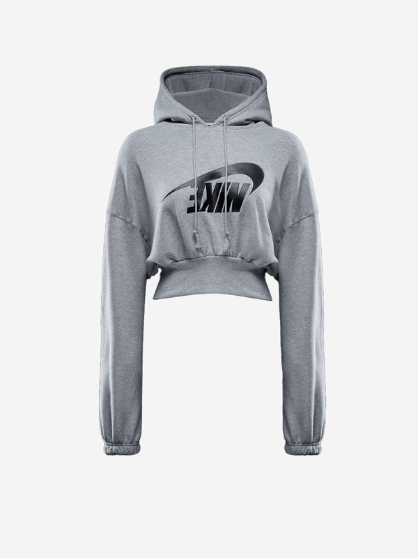 Sudadera nike gris capucha online