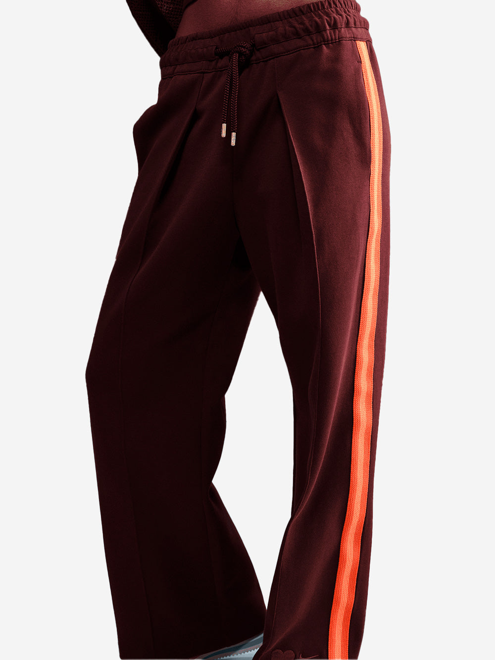 NIKE W Pantaloni ampi a vita alta by Naomi Osaka Burgundy Urbanstaroma