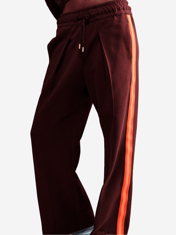 NIKE W Pantaloni ampi a vita alta by Naomi Osaka Burgundy