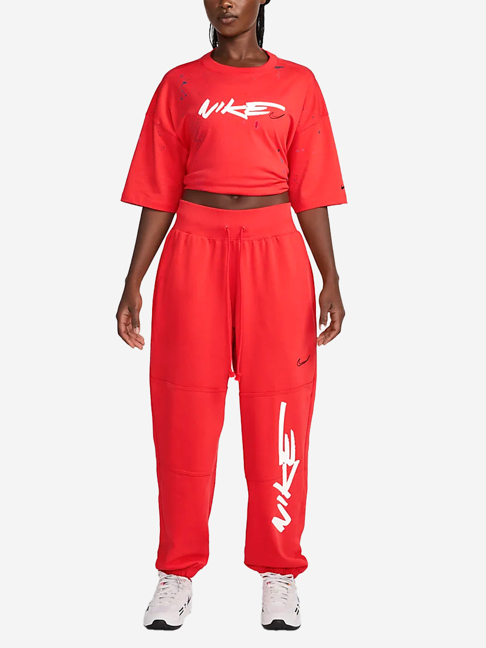 NIKE T-shirt oversize rossa breaking x Futura Rosso Urbanstaroma