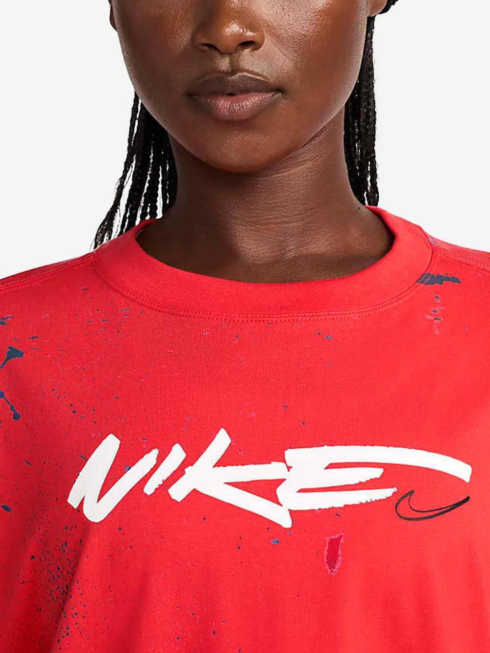 NIKE T-shirt oversize rossa breaking x Futura Rosso Urbanstaroma