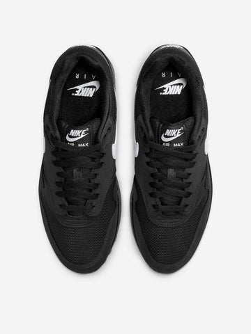 Air Max 1 nera "White Swoosh"