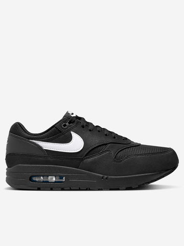 Air Max 1 nera "White Swoosh"