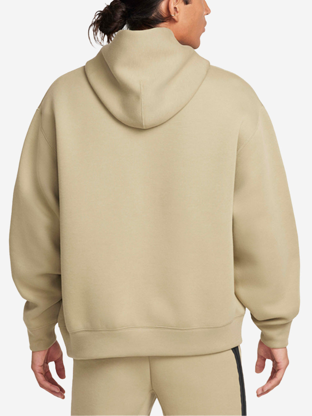 NIKE M Felpa Tech in fleece con cappuccio beige Beige Urbanstaroma