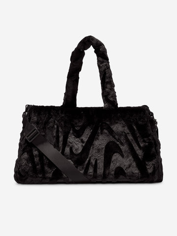 NIKE Borsa NSW Tote in ecopelliccia Nero