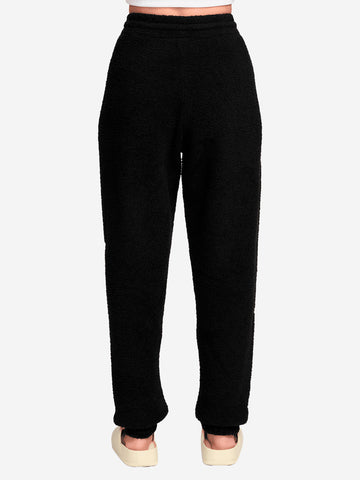 NIKE W Pantaloni oversize in maglia bouclé Nero