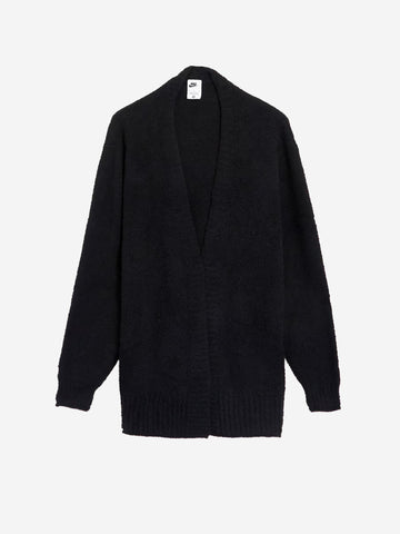 NIKE W Cardigan Phoenix Bouclé nero Nero