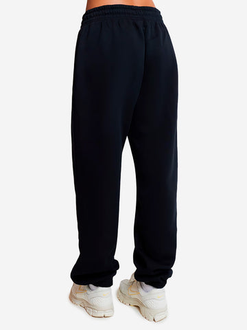 NIKE W Pantaloni tuta fleece oversize Nero