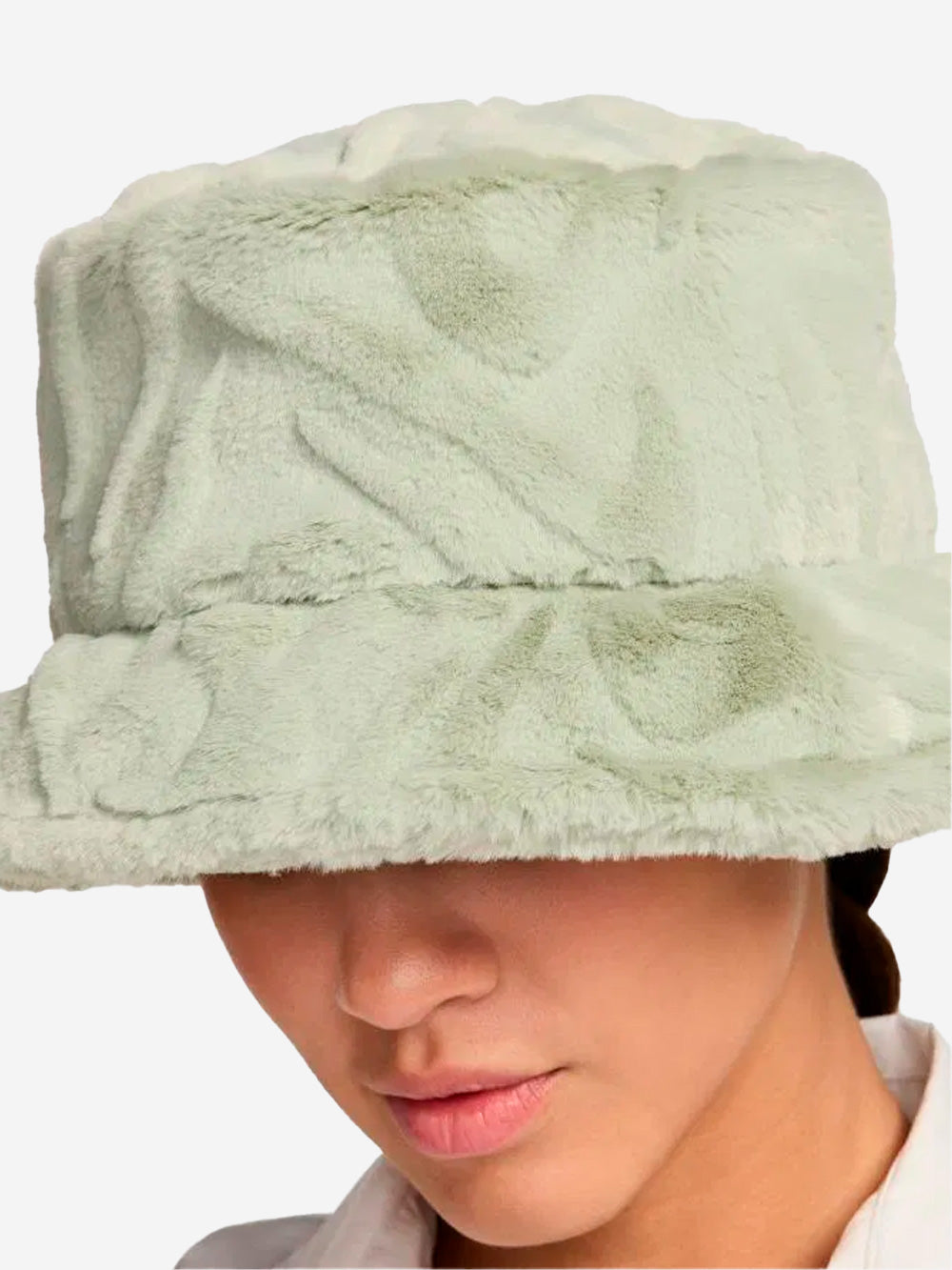 NIKE Bucket hat Apex verde in pelliccia sintetica Verde Urbanstaroma