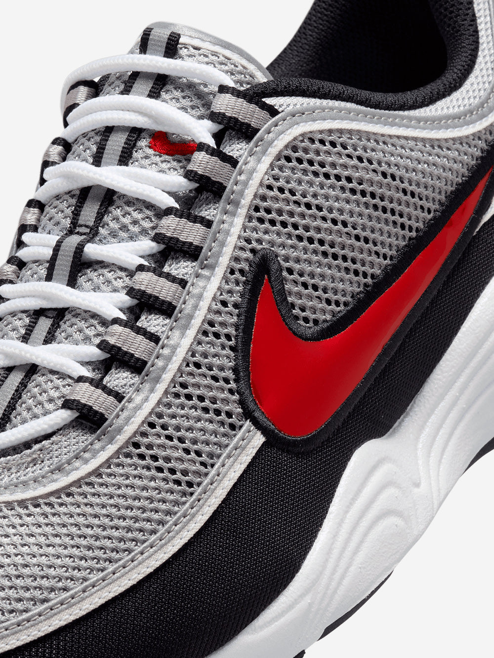 NIKE Air Zoom Spiridon SP 'Metallic Silver Sport Red' argento Urbanstaroma