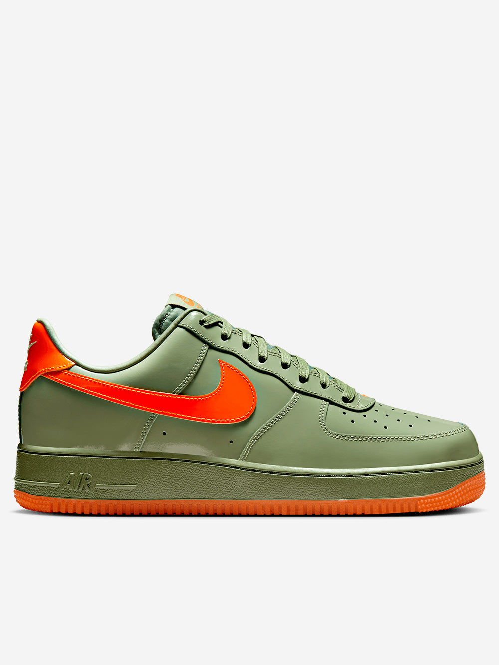 NIKE Air Force 1 '07 Premium 'Oil Green Orange' Verde Urbanstaroma