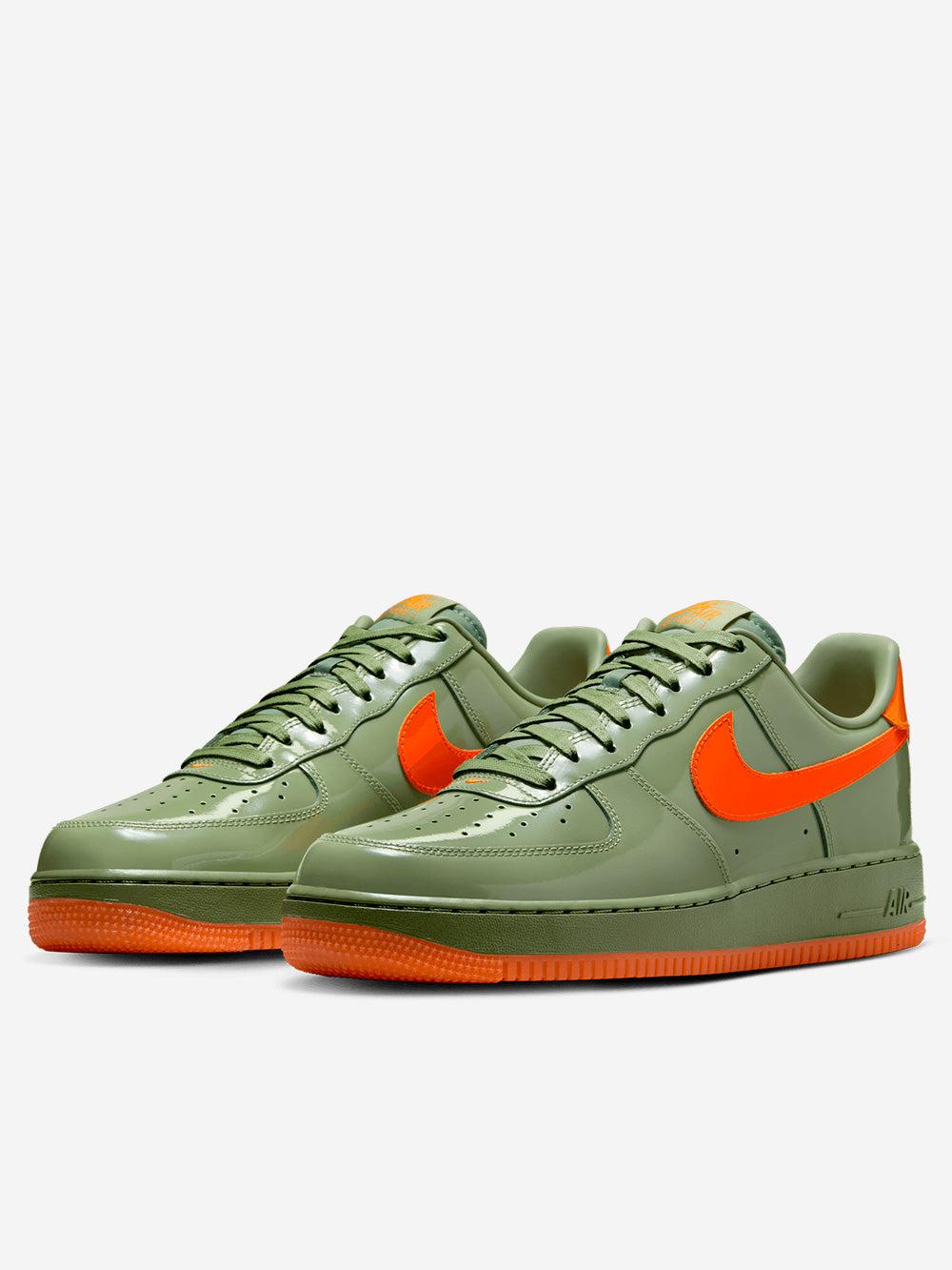 NIKE Air Force 1 '07 Premium 'Oil Green Orange' Verde Urbanstaroma