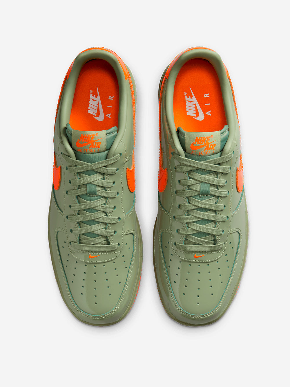 NIKE Air Force 1 '07 Premium 'Oil Green Orange' Verde Urbanstaroma