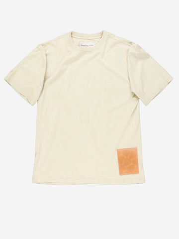 PHILIPPE MODEL M T-shirt beige con patch Beige