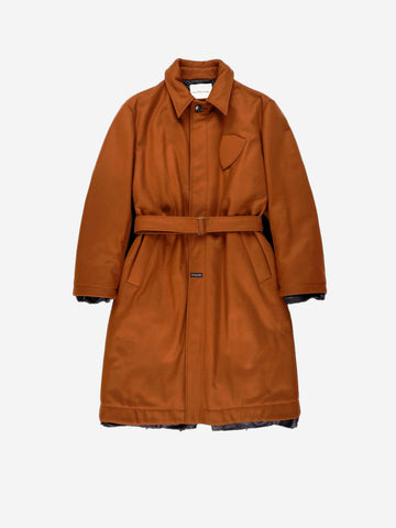 PHILIPPE MODEL M Trench cognac in lana Cognac