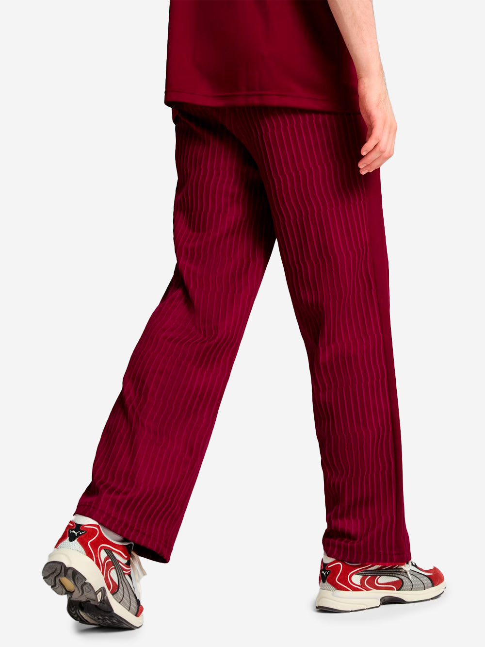 PUMA M Pantaloni Players Lane T7 rossi Rosso Urbanstaroma