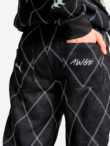 PUMA Pantaloni della tuta effetto consumato x Asap Rocky Nero