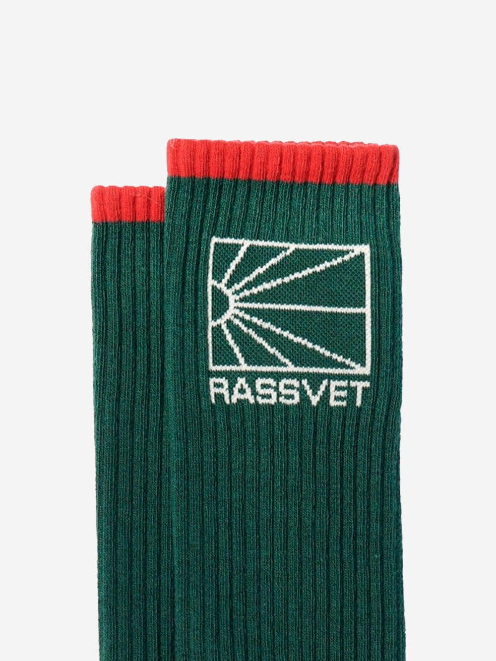 RASSVET M Calzini verdi knit logo Verde Urbanstaroma