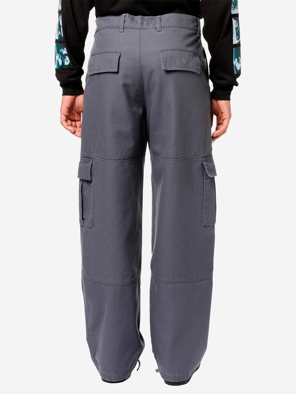 RASSVET M Pantaloni cargo grigi Grigio Urbanstaroma