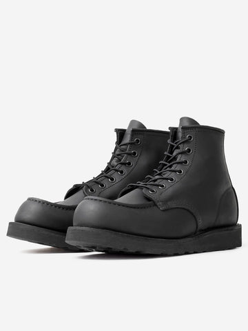 RED WING SHOES Stivaletto nero 8074 MocToe Nero