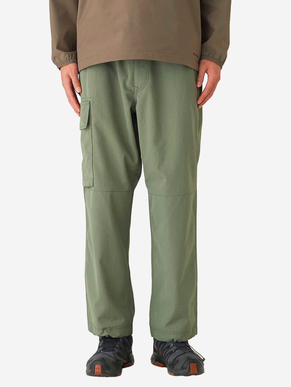 SNOW PEAK Pantaloni ripstop Takibi khaki verde Urbanstaroma