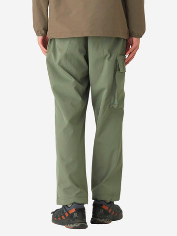 SNOW PEAK Pantaloni ripstop Takibi khaki verde