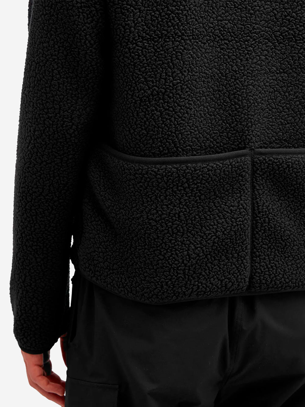 SNOW PEAK Giacca in pile Thermal Boa Nero Urbanstaroma