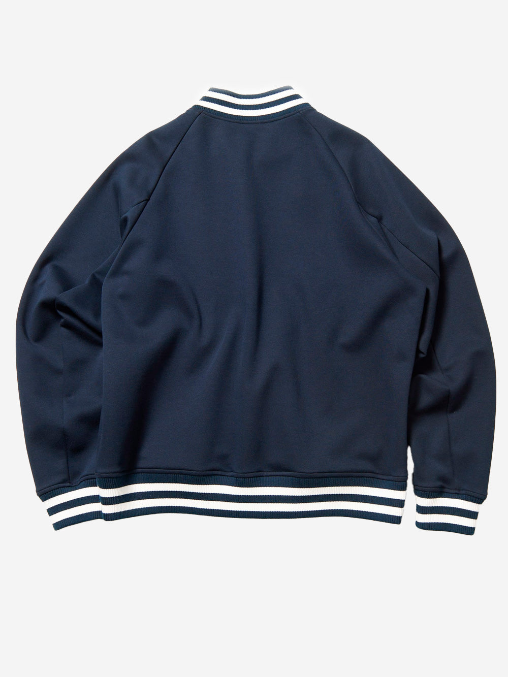 SOPHNET. Giacca varsity blu Compact Double Knit con logo Blu Urbanstaroma