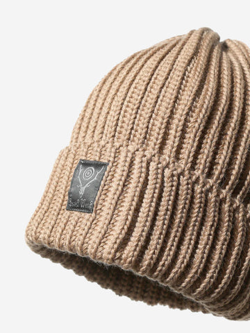 SOUTH2 WEST8 Watch Cap beige in lana Beige