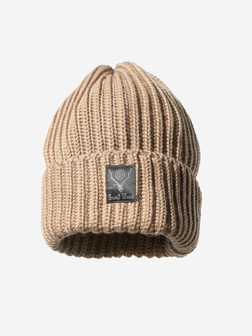 SOUTH2 WEST8 Watch Cap beige in lana Beige