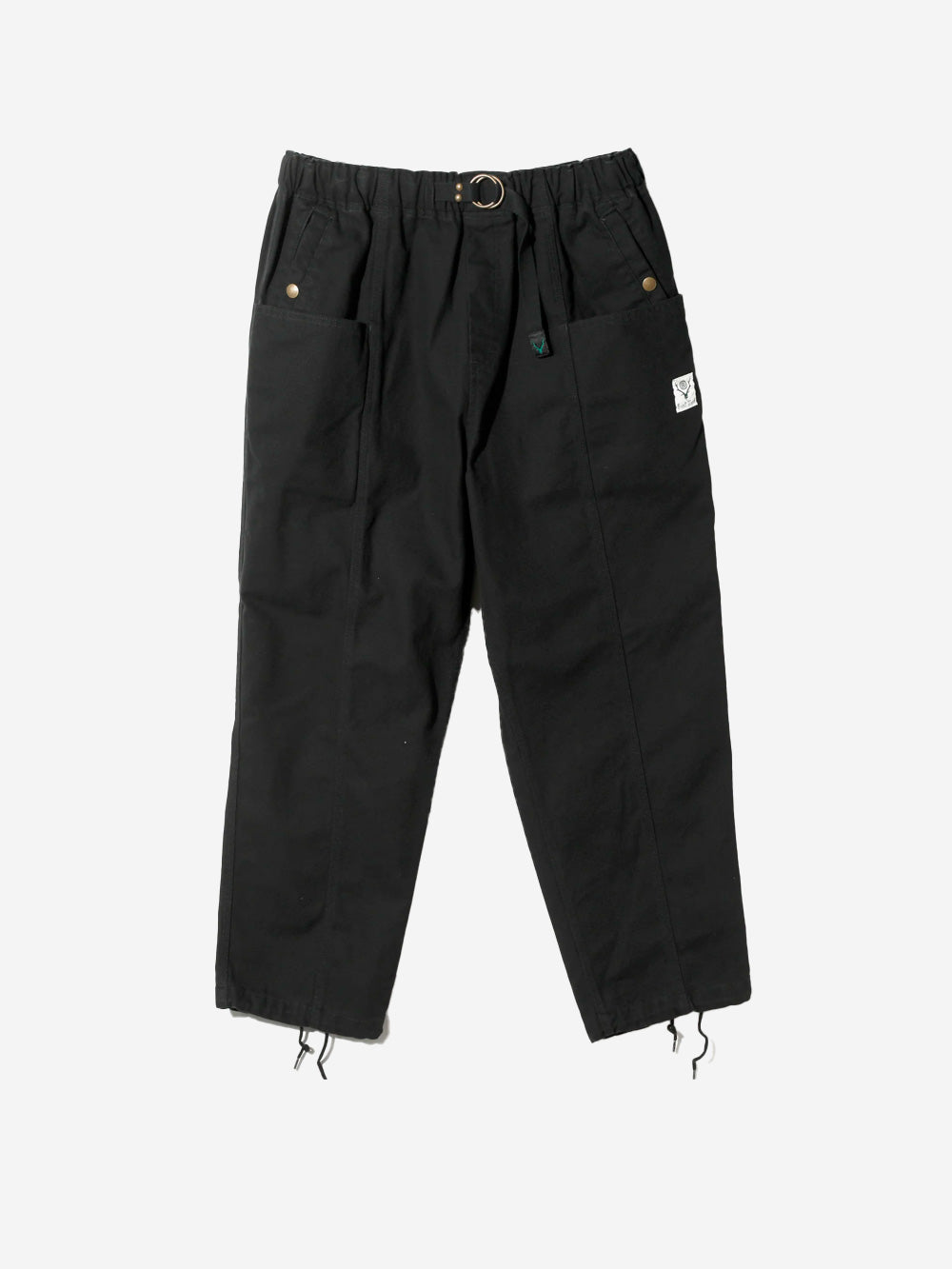 SOUTH2 WEST8 Belted C.S. Pant aloni 11.5oz Canvas neri Nero Urbanstaroma