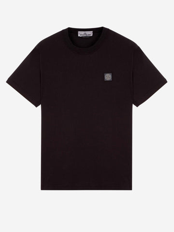 STONE ISLAND T-shirt girocollo nera Nero