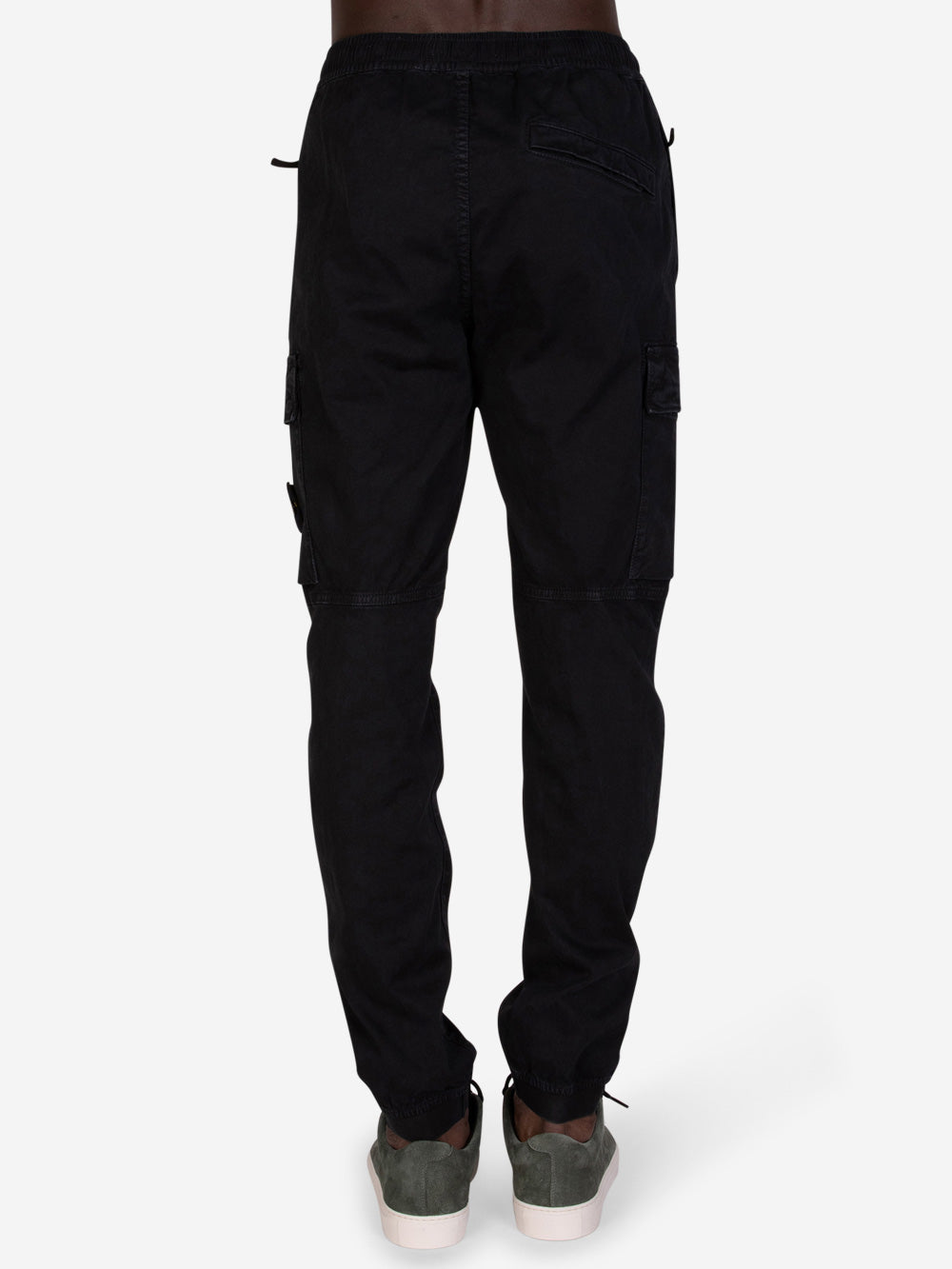 STONE ISLAND Pantaloni cargo neri Nero Urbanstaroma